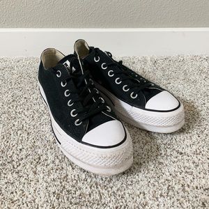 Black Platform Converse